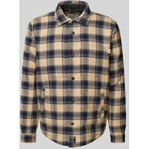 Pepe Jeans - PM308810 Steeve - Overhemd - Marineblauw - Katoen - Lange Mouwen