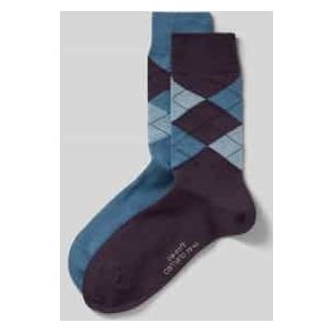 Sokken met elastische ribboordjes in een set van 2 paar