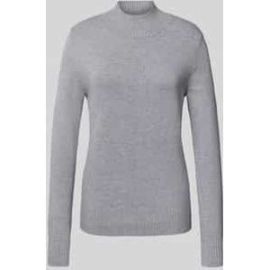 Gebreide pullover met opstaande kraag