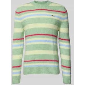 Regular fit gebreide pullover met wol en alpaca