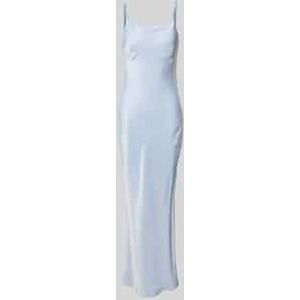 Maxi-jurk met cascadehals, model 'Antonie'