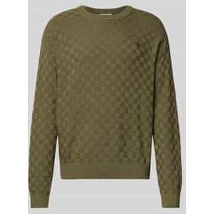 Regular fit pullover in gebreide look