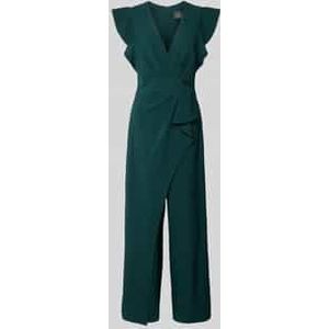 Regular fit jumpsuit met plooien