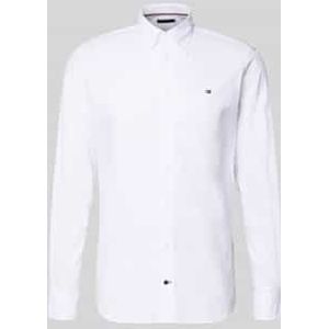 Regular fit zakelijk overhemd van puur katoen