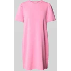 Rich & Royal - Jurk - Lichtroze - Jersey - Kwartmouw - Normale Pasvorm