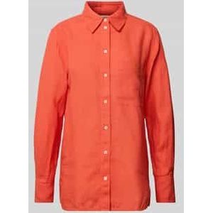 Blouse met lange mouwen en col bénitier voor dames Marc O'Polo