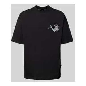 Oversized T-shirt met motiefprint