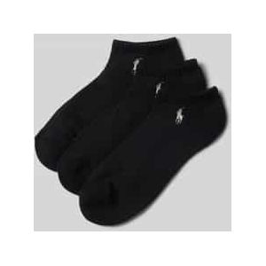 Sneakersokken met labeldetail in een set van 3 paar