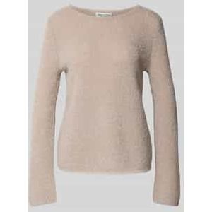 Regular fit gebreide pullover van scheerwolmix met alpaca