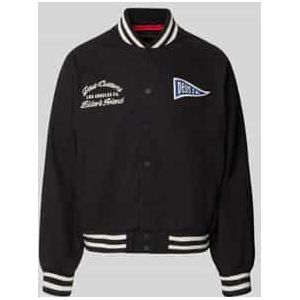 Regular fit jack met logopatch, model 'Stadium'