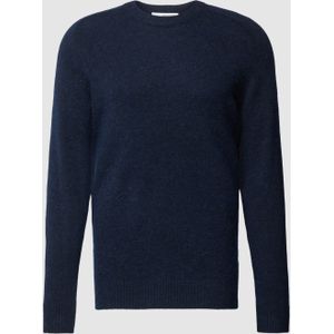 Gebreide pullover met ribboorden, model 'RAI'