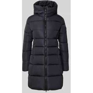 Gewatteerde lange jas met tweewegsritssluiting, model 'Taylor'