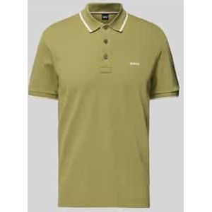 Hugo Boss - Parlay Polo Shirt - Blauw - Katoen - Slim-Fit