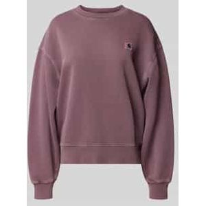 Oversized sweatshirt met ribboorden, model 'NELSON'