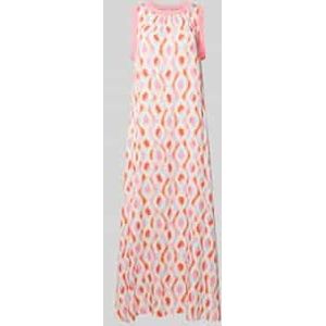 Midi-jurk met brede bandjes