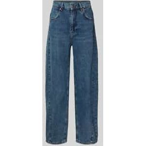 Wide fit jeans met steekzakken