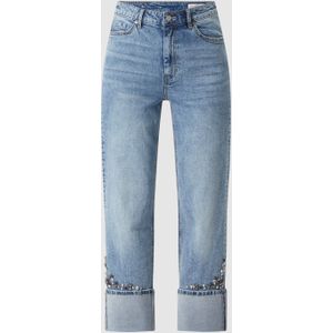 Straight fit jeans met stretch, model 'Karolin'