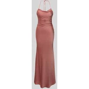 Avondjurk met plooien en ritssluiting aan de achterkant