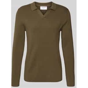 Relaxed fit pullover met structuurmotief