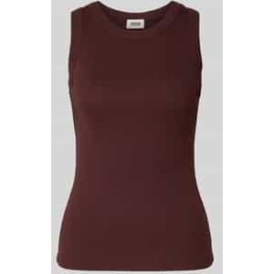 Tanktop met ribboorden, model 'OLINA'