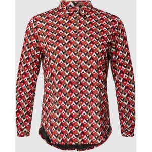 Blouse met all-over motief, model 'ZAGARA'