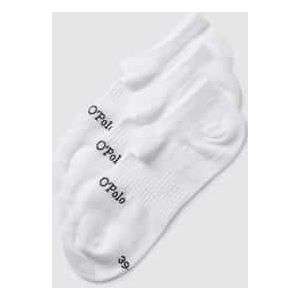 Sneakersokken met labeldetail in een set van 3 paar, model 'SASCHA'