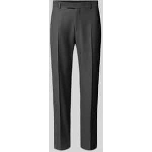 Slim fit pantalon met persplooien, model 'Melwin'