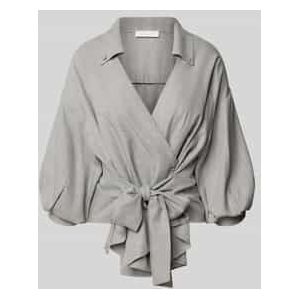 Relaxed fit blouse met button-downkraag
