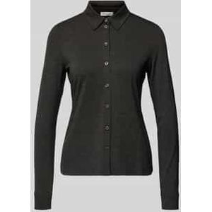 Marc O'Polo - Blouse - Effen - Regular Fit - Lange Mouwen - Viscosemix
