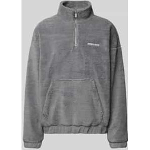 Fleecepullover met schipperskraag, model 'Puka'