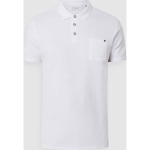 Poloshirt met contrasterende voorkant