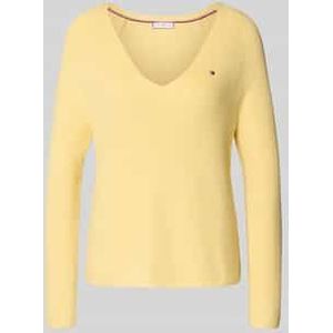 Regular fit gebreide pullover van zuiver katoen