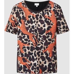 Blouseshirt met dierenprint