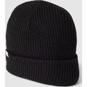 Beanie met labelpatch