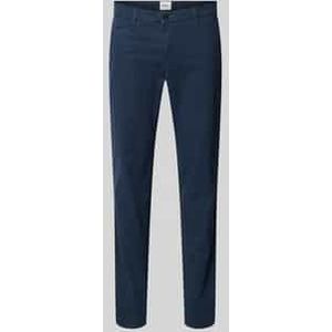 Regular fit chino met achterzakken, model 'Fabio'