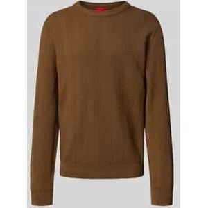 HUGO - SIMO - Gebreide Pullover - Regular Fit - Puur Katoen