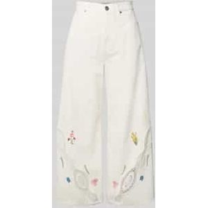 Wide leg jeans met verkort model, model 'LORD'