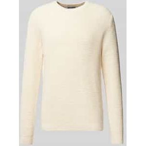 Gebreide pullover met ronde hals