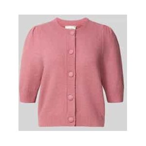 Gebreide cardigan met 1/2-mouwen, model 'Trudy'