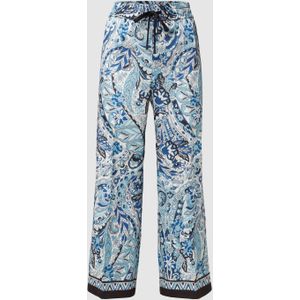 Broek met all-over motief, model 'Clara'