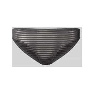 Slip met semi-transparant streepmotief