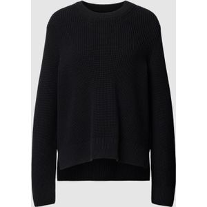 Gebreide pullover met zijsplitten