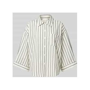 Marc O'Polo - Loose Fit - Pyjamabovendeel - Two-tone - Gestreept - Katoen