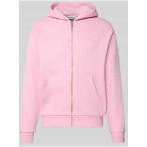 Regular fit sweatjack met logo-applicatie