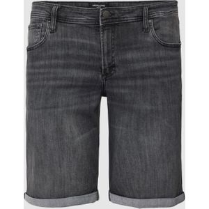 Korte PLUS SIZE jeans met vaste omslag aan de pijpen, model 'RICK'