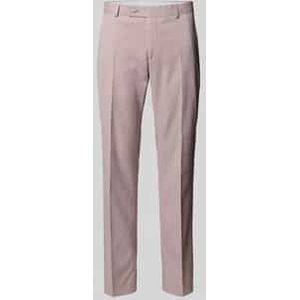 Regular fit pantalon met paspelzakken, model 'X-Tension'