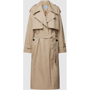 Trenchcoat met steekzakken opzij, model 'ANDREA'