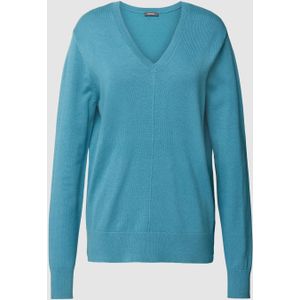 Gebreide pullover met V-hals