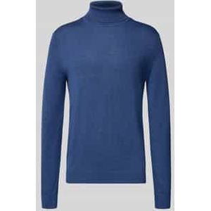 Pullover van wolmix met col