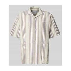 Regular fit vrijetijdsoverhemd met labelstitching